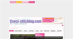 Desktop Screenshot of cross-stitching.com