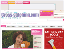 Tablet Screenshot of cross-stitching.com